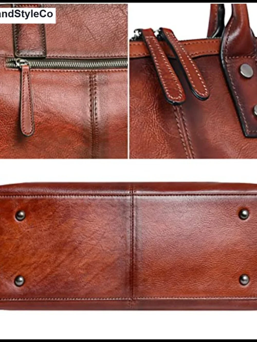 Vintage Satchel Purse Crossbody Bag for Women Adjustable Leather Shoulder Strap